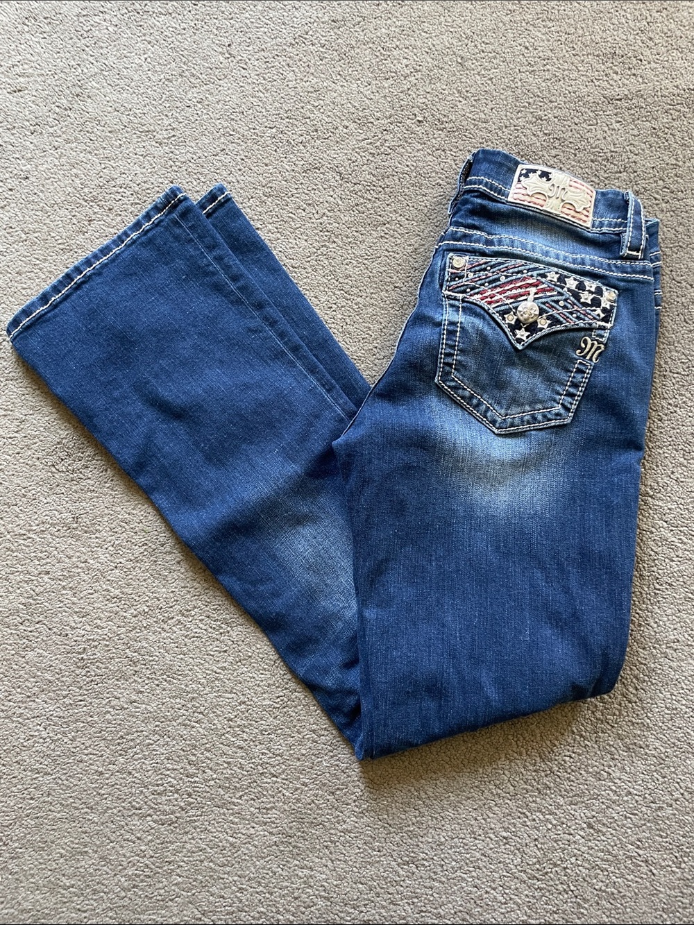 Red,White & Blue miss me Jeans